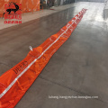Deers pvc soild float oil containment boom garbage fence for shoal&bank